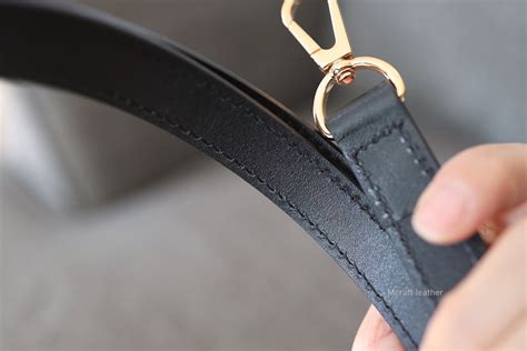 louis vuitton black leather strap|vintage louis vuitton strap replacement.